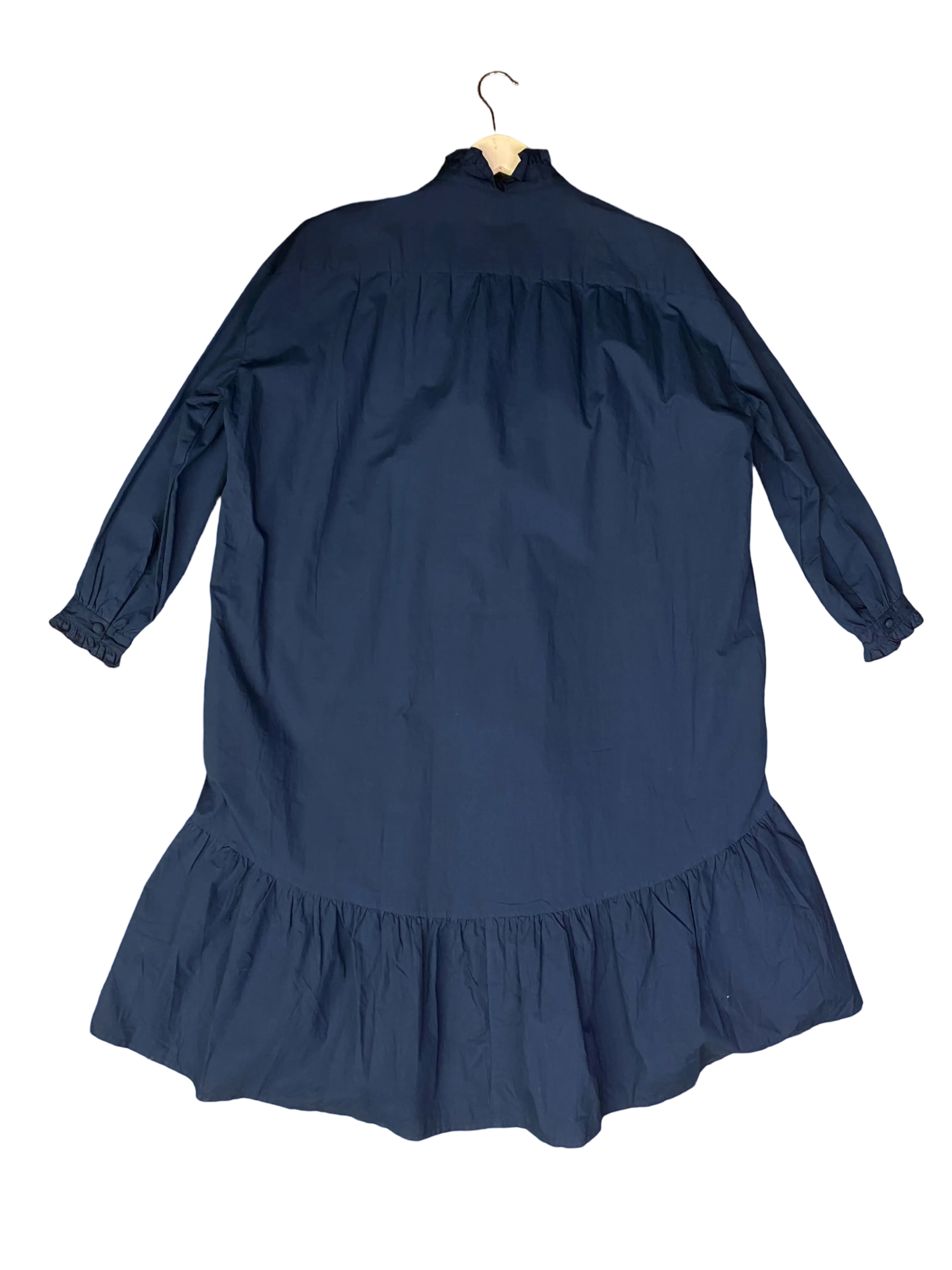 Size 1 - SUKU Navy Tie-Front Dress