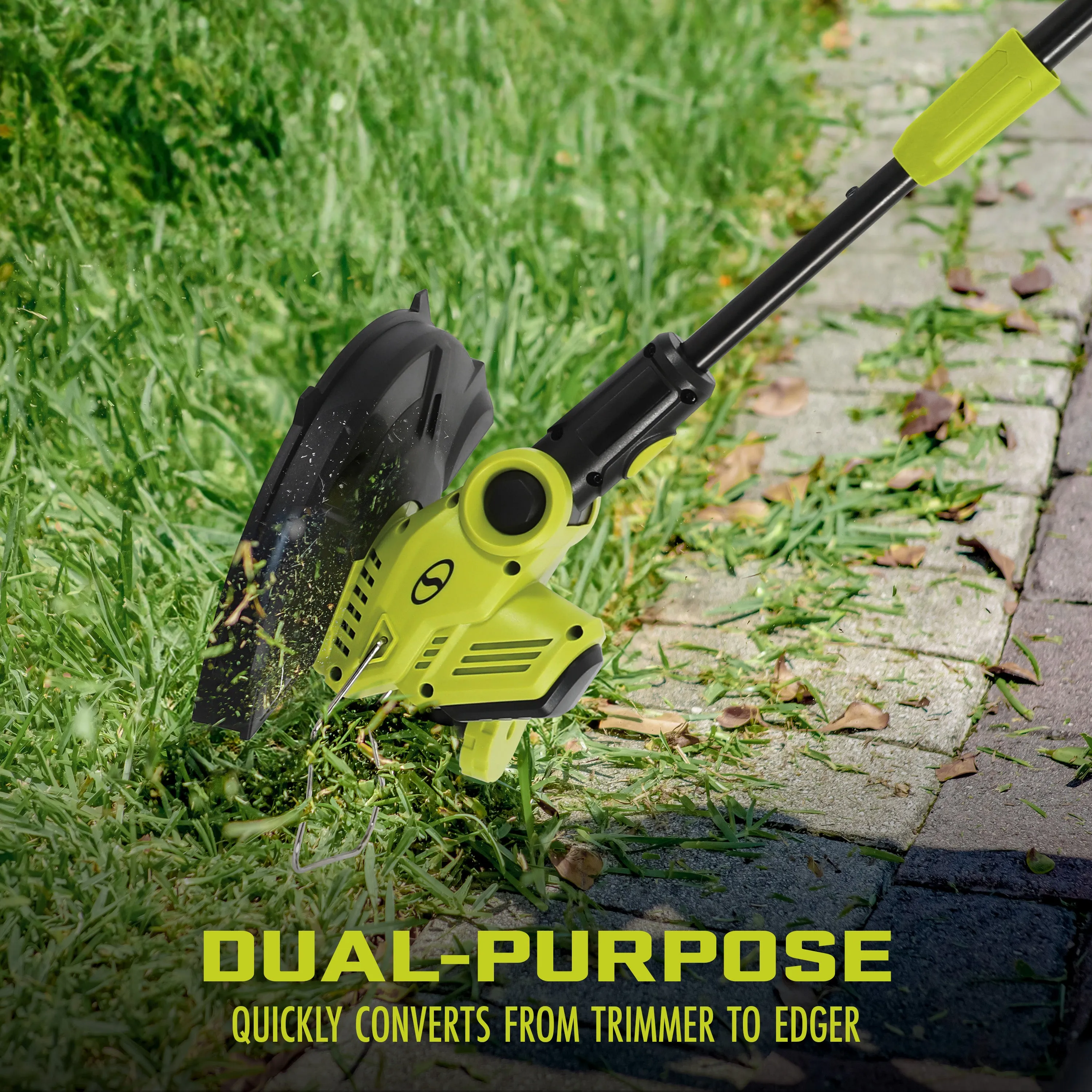 Sun Joe 24V-ST14-CT 24-Volt IONMAX Cordless String Trimmer | 12-Inch | Multi-Angle Head | Tool Only