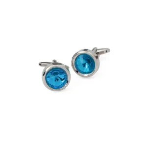 Turqoise Crystal Cufflings