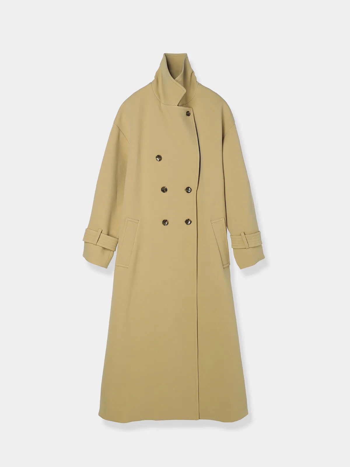 Wide belt  Trench coat