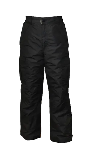 Winter Ski & Board Pants-Youth Pulse Cargo Pant, Black